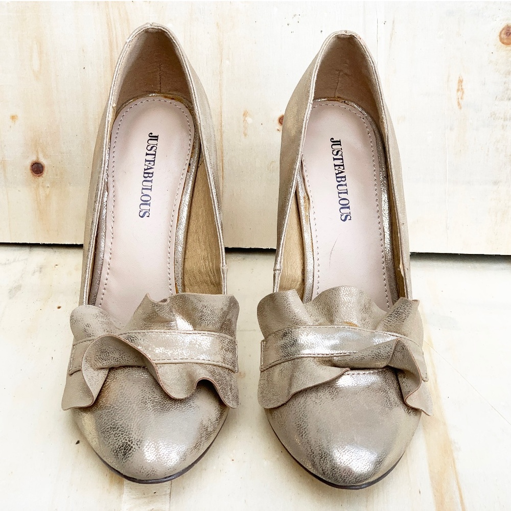 Gold Shoe Never been worn